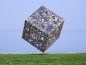 Preview: Huge cube artwork stainless steel